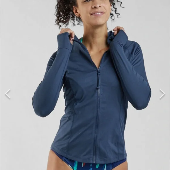 Title nine Tops Title Nine Sunbuster Full Zip Hoodie Sun